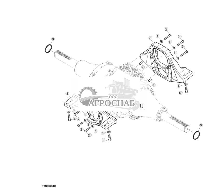 Опора переднего моста, с двухступенчатым редуктором ( - 800206) - ST945074 825.jpg